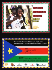 South Sudan Independence Day Invite